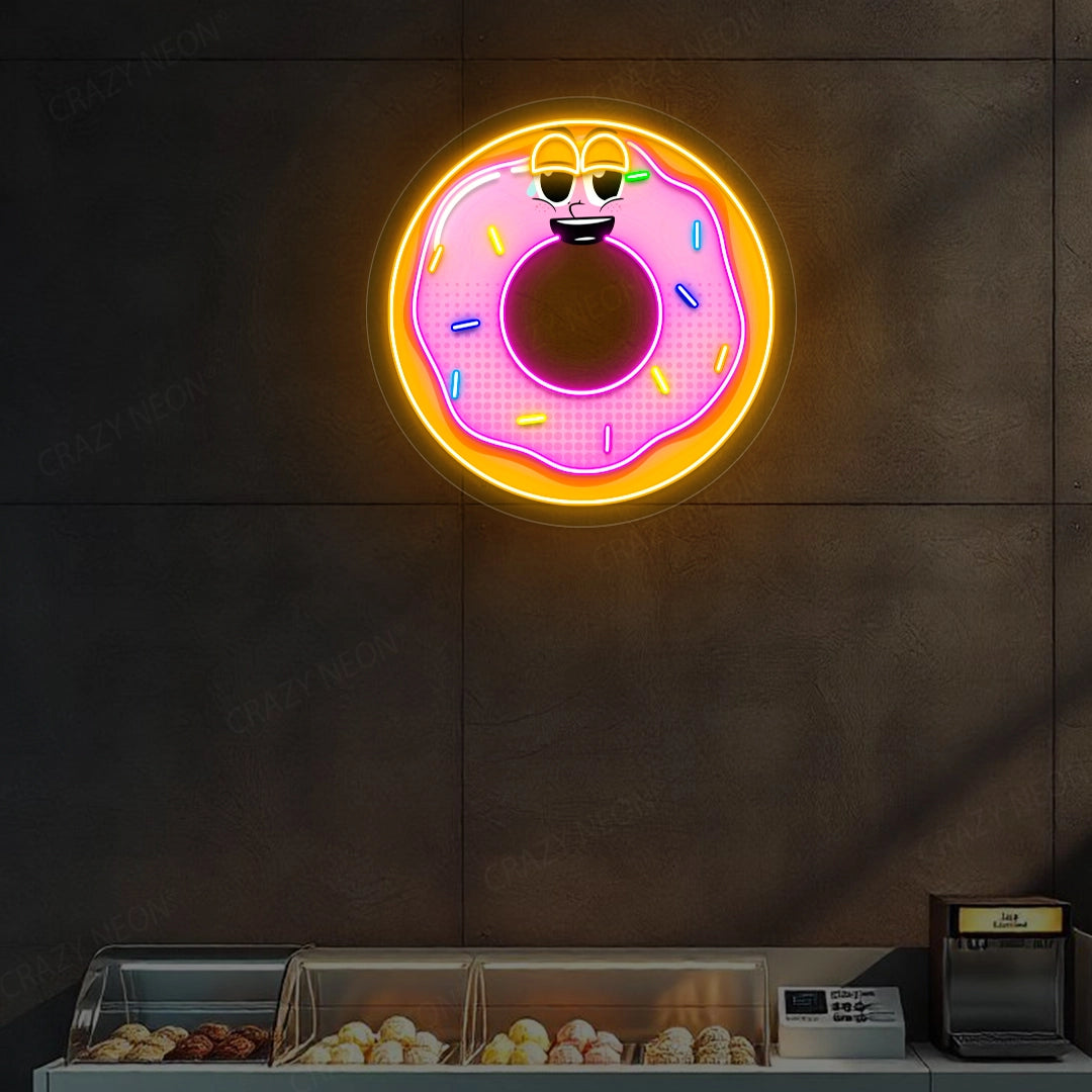 Donut Artwork Neon Sign