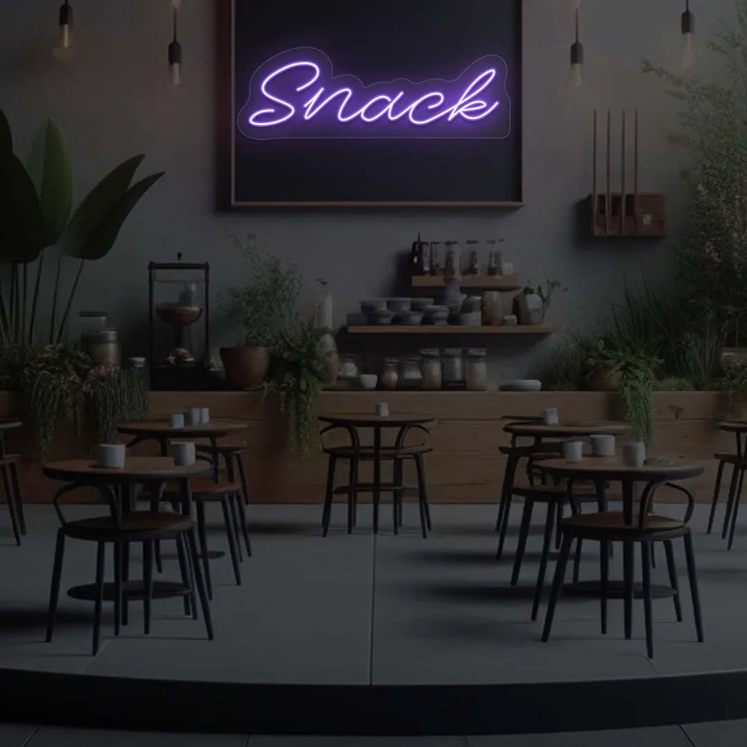Snack LED Neon Sign | CRAZY NEON® – Crazy Neon