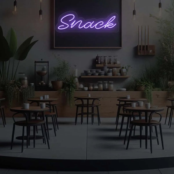 Snack LED Neon Sign