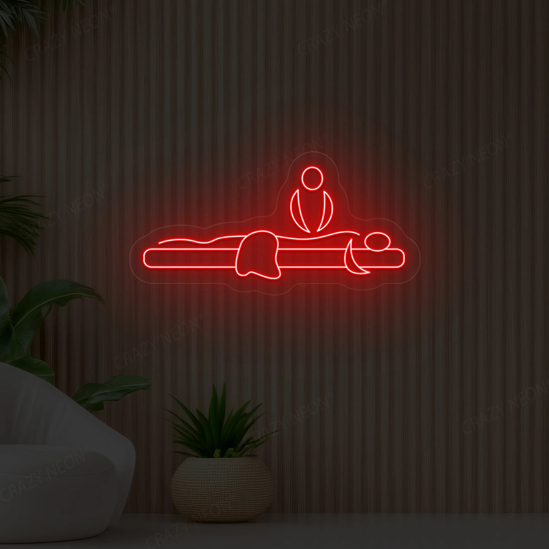 Massage LED Sign | red