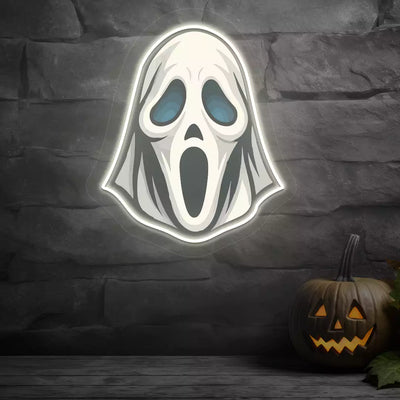 Wailing Ghost Neon Artwork | warmwhite