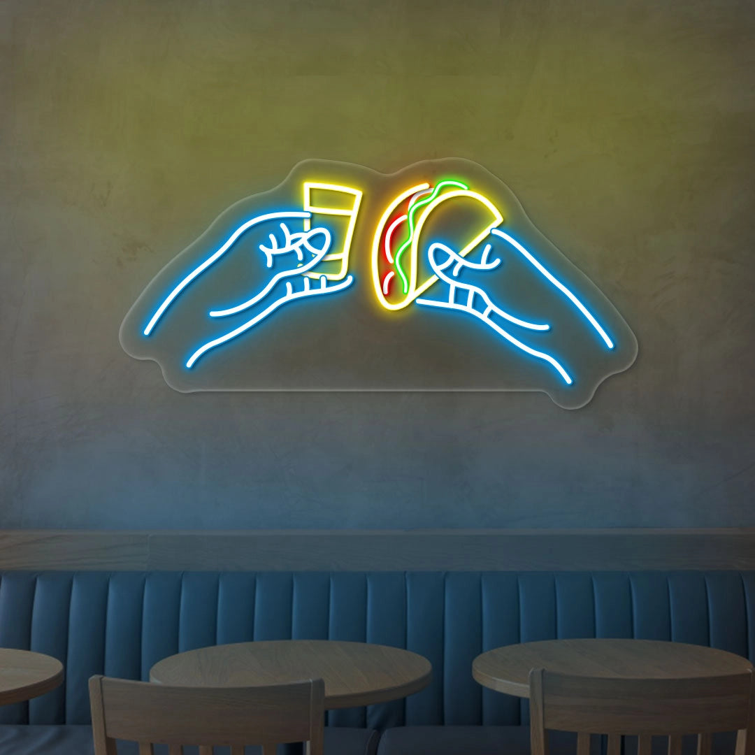 Tacos and Tequila Led Neon Sign