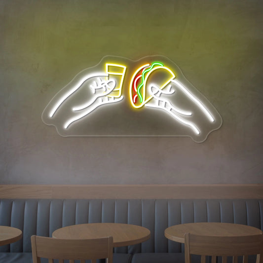 Tacos and Tequila Led Neon Sign