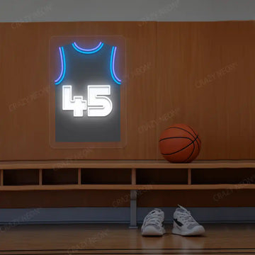Basketball Neon Artwork