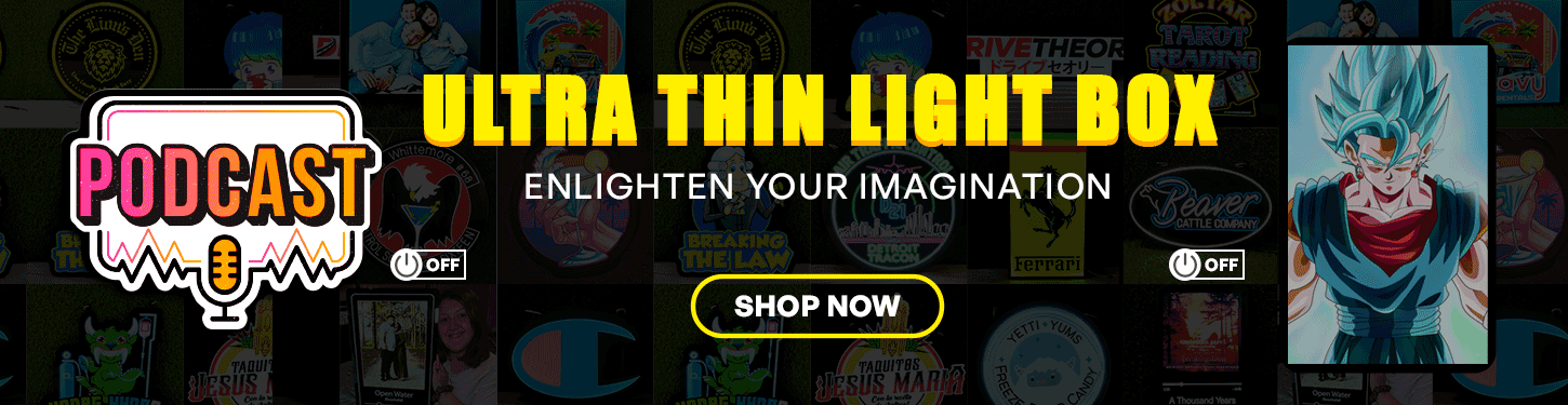 Ultra-Thin Lightbox Sign