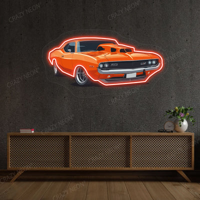 Super Car Neon Artwork