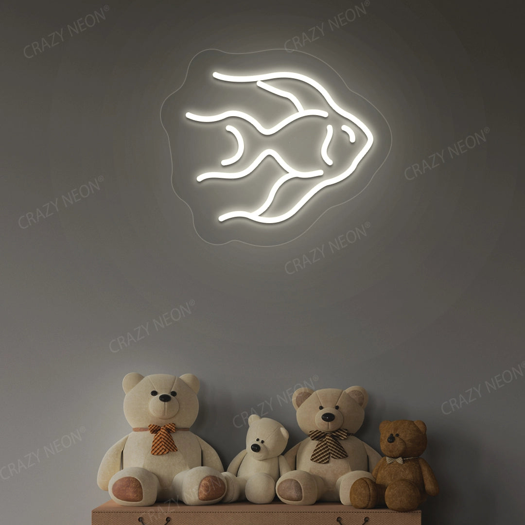 Fish Neon Sign | Warmwhite