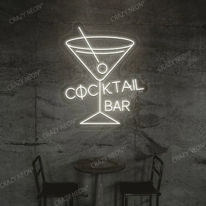 Cocktail Bar Neon Sign | Warmwhite