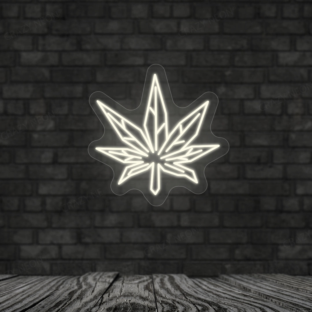 Weed Neon Sign | Warmwhite