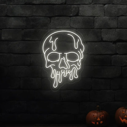 LED Skull Neon Sign | Warmwhite