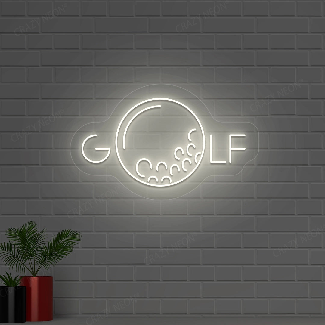 Golf Neon Sign | Warmwhite