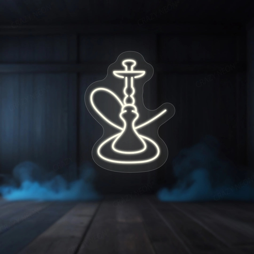 Smoke Pot Neon Sign | Warmwhite