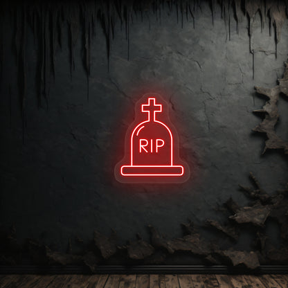 RIP Tombstone Neon Sign | CNUS017480