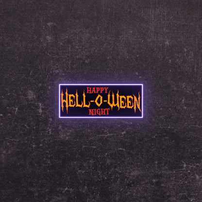 Hell-O-Ween Neon Artwork | CNUS019960