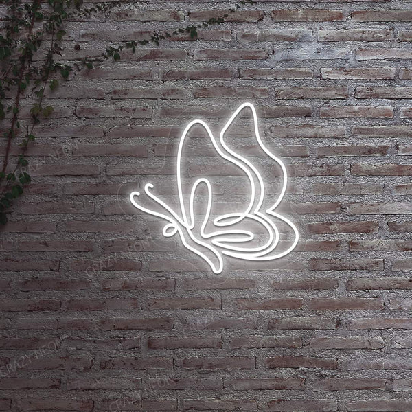 Elegant Butterfly Neon Sign