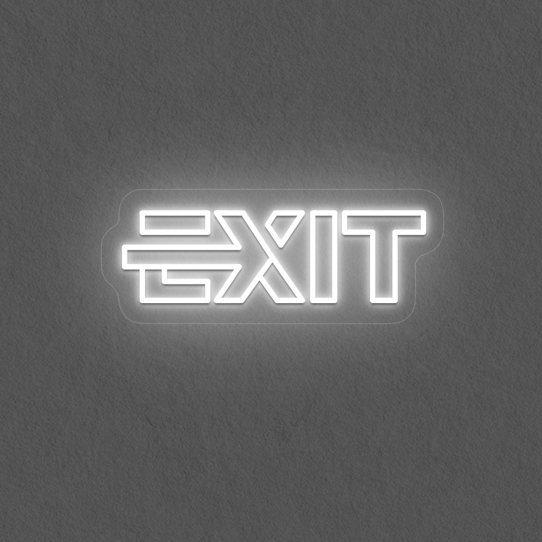 Aesthetic Exit Neon Sign | CRAZY NEON® – Crazy Neon