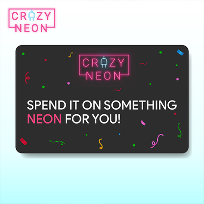 CRAZY NEON® Gift Cards