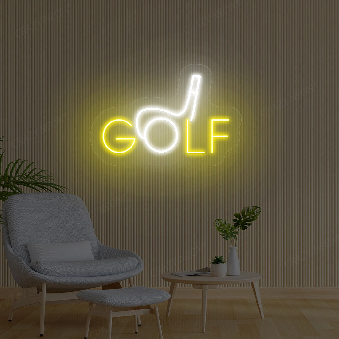 Golf Court Neon Sign