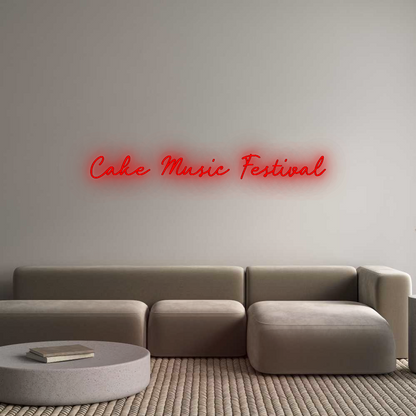CN LED NEON: Cake Music Fe...