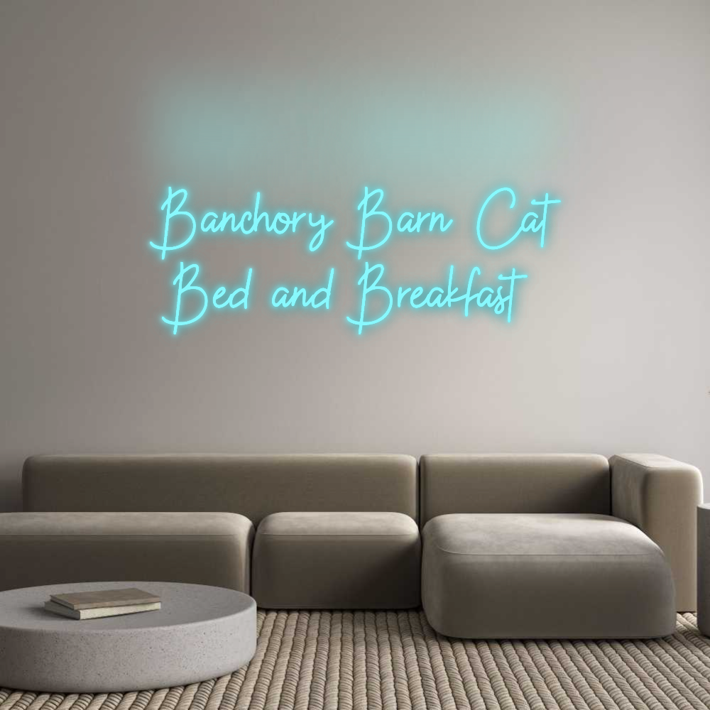 CN LED NEON: Banchory Barn...