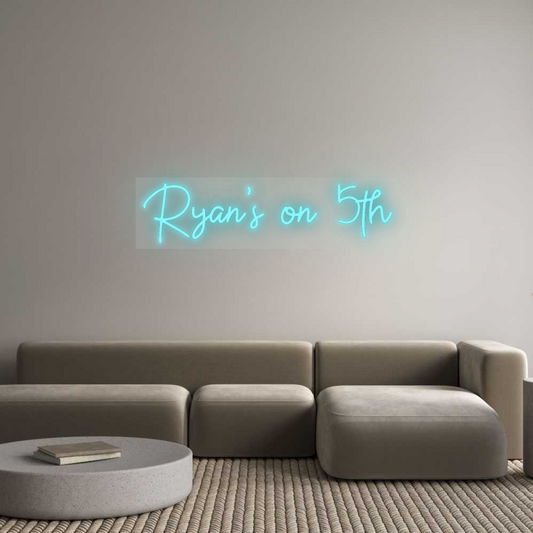 CN LED NEON: Ryan’s on 5th