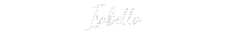 CN LED NEON: Isabella