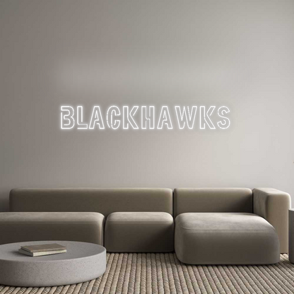 CN LED NEON: Blackhawks