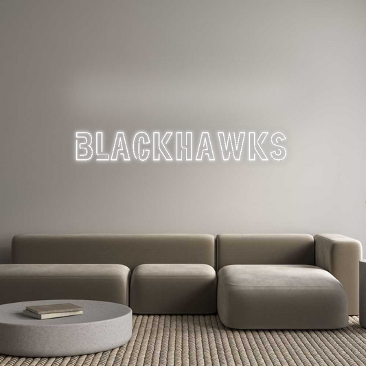 CN LED NEON: Blackhawks