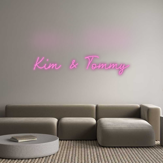 CN LED NEON: Kim & Tommy