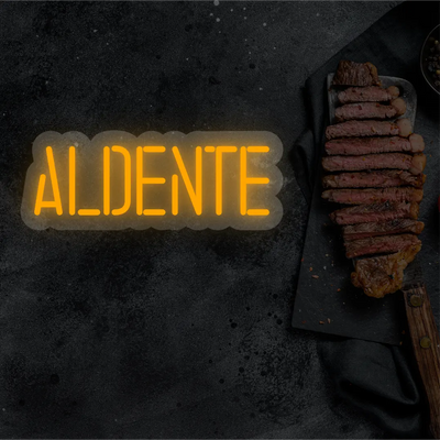 AlDente Neon Sign | Orange