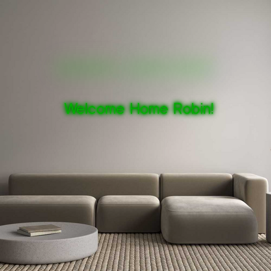 CN LED NEON:  Welcome Home...
