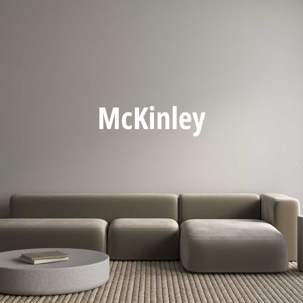 CN Acrylic Letter: McKinley