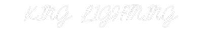 CN LED NEON: KING LIGHTNING