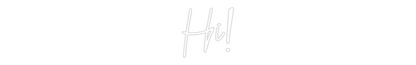 CN LED NEON: Hi!