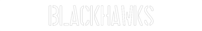 CN LED NEON: Blackhawks
