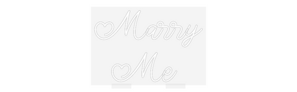 CN LED NEON: Marry
Me