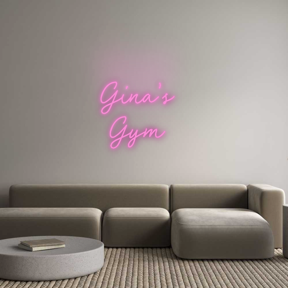 CN LED NEON: Gina's 
Gym