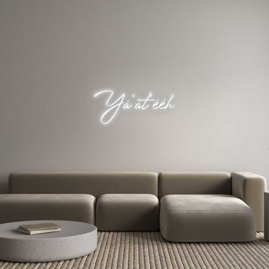 CN LED NEON: Yá'át'ééh