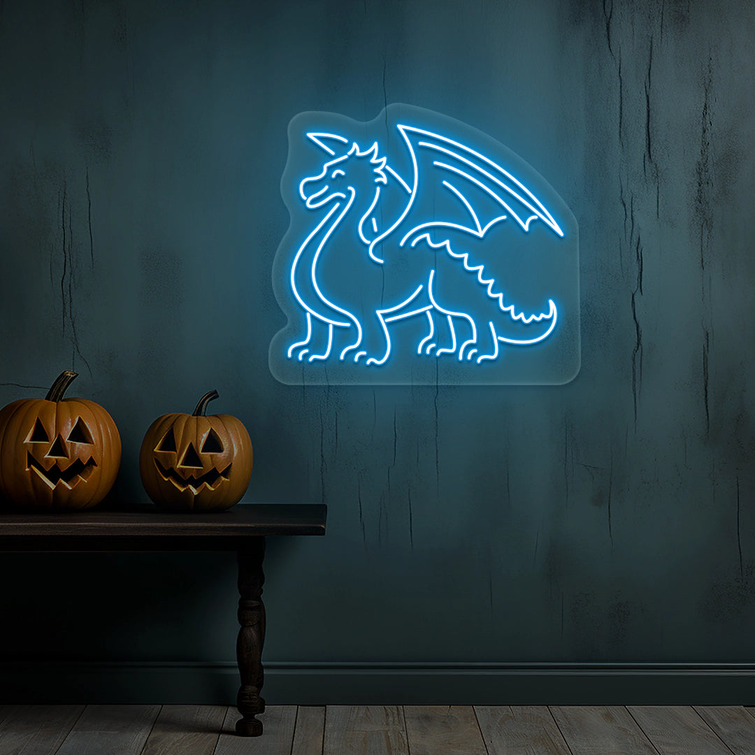 Dragon Neon Sign | Iceblue