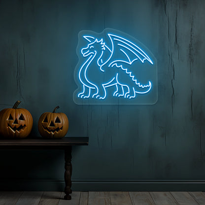 Dragon Neon Sign | Iceblue
