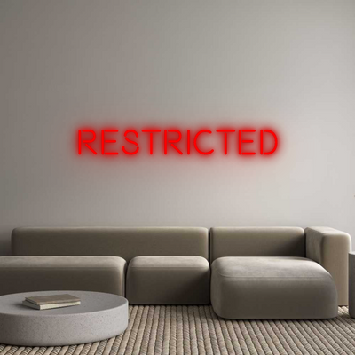 CN LED NEON: RESTRICTED