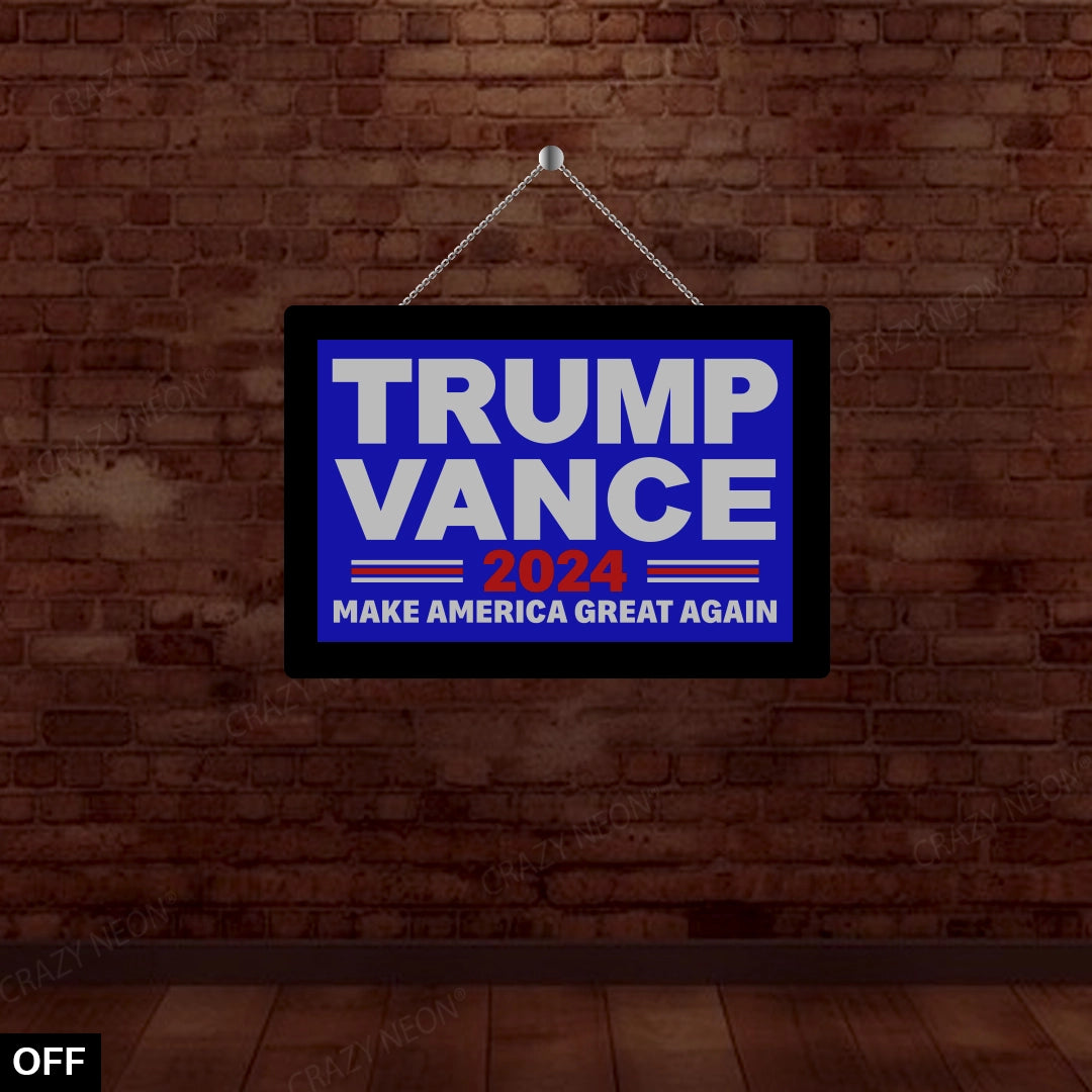 Trump Vance Political Light Box Sign