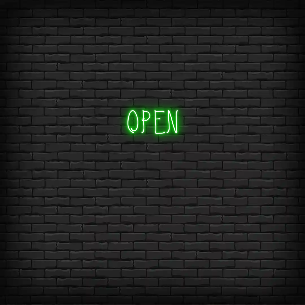 CN Outdoor Neon: OPEN