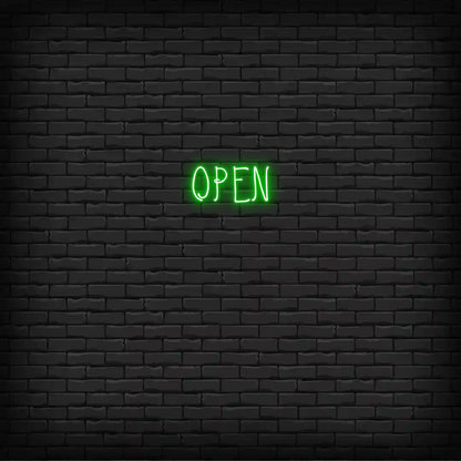 CN Outdoor Neon: OPEN