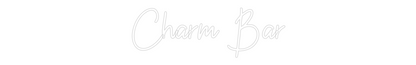 CN LED NEON: Charm Bar