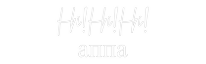 CN LED NEON: Hi!Hi!Hi!
аппа