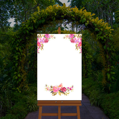 Personalized Wedding Welcome Sign