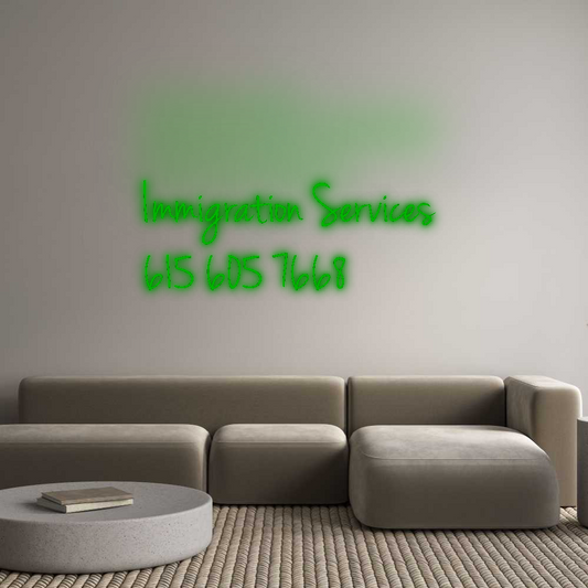 CN LED NEON: Immigration S...