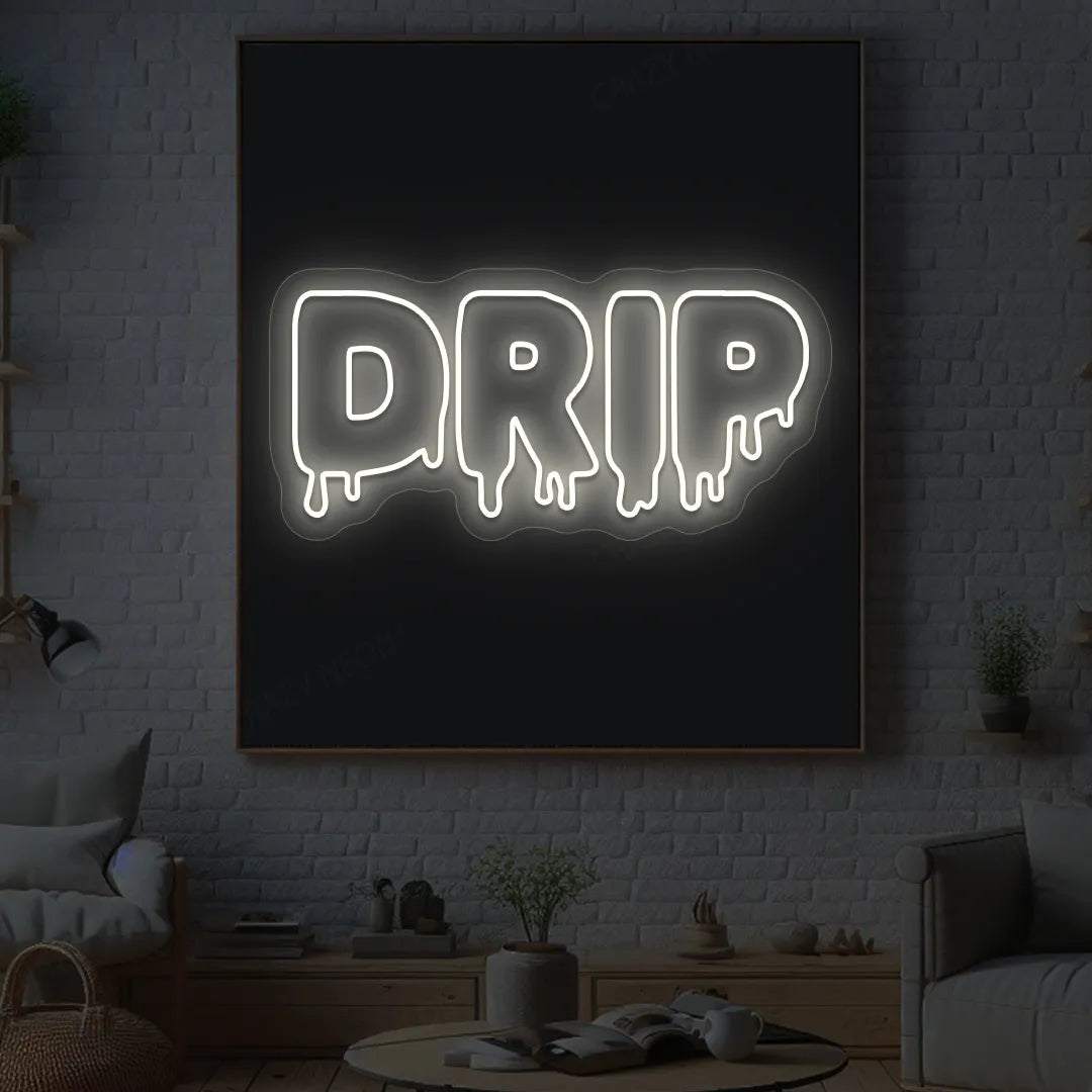 DRIP Neon Sign | Warmwhite