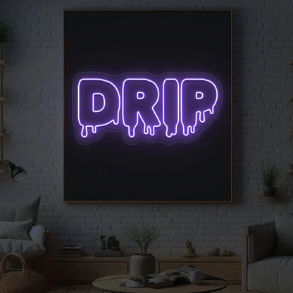 DRIP Neon Sign | Purple